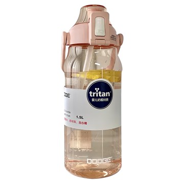 道奇 提把直飲水壺 旋蓋款  粉色  680ml  1個