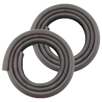 Aguard L型防撞泡棉 柔軟厚實 嬰幼兒安全防護  2m  深棕色  2個