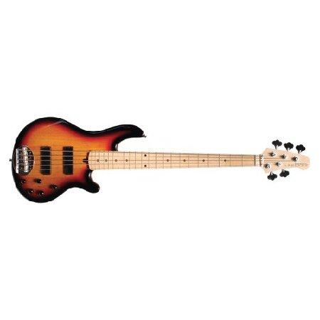 Lakland Skyline Series 55-01 Bass Guitar, Three Tone Sunburst 5-Strings