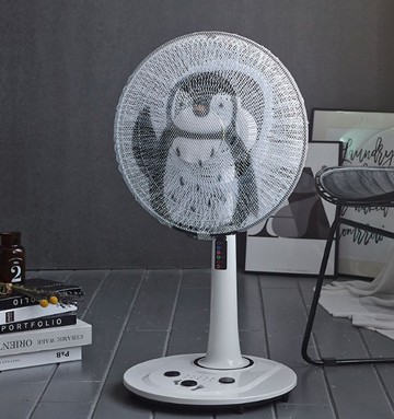 韓國 Bebe Deco - 電風扇安全網套-哈囉企鵝 (一入)