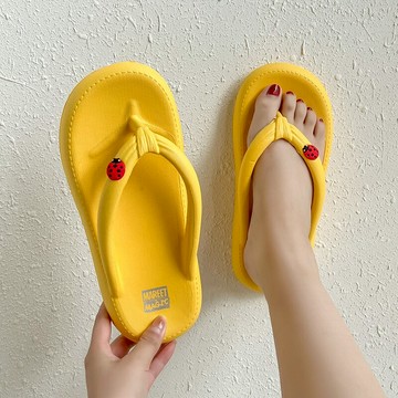 年新款拖鞋女夏外穿時尚可愛人字夾拖居家用室內浴室洗澡防滑