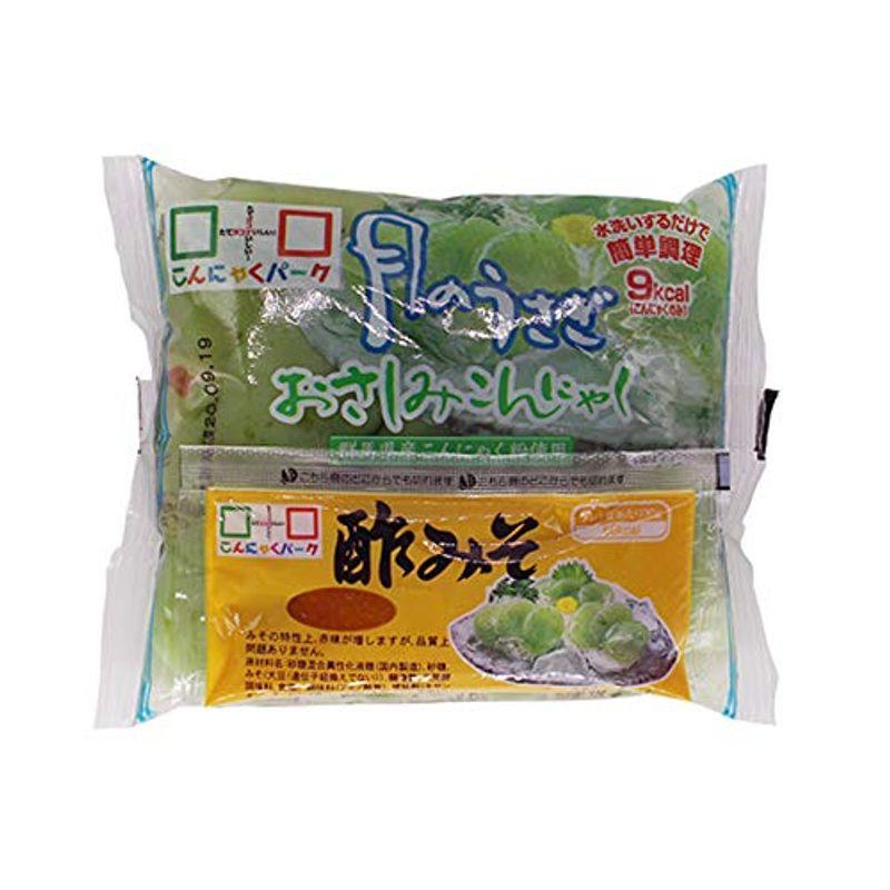 こんにゃくパーク 刺身こんにゃく月のうさぎ おさしみこんにゃく 青のり 170g ×24袋入