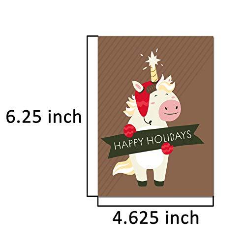 クリスマスグリーティングカード 72枚 動物 並行輸入
