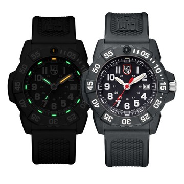 LUMINOX 雷明時 Navy SEAL 海豹部隊腕錶 - 黑白 /45mm 3501