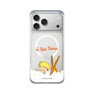 iPhone 17 Pro Max ClearX (MagSafe 兼容) 霜透灰 - Le Petit Prince 小王子 - 小王子與狐狸 - 偷偷窺視