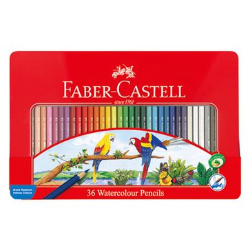 輝柏FABER-CASTELL水彩色鉛筆/115937/36色/盒