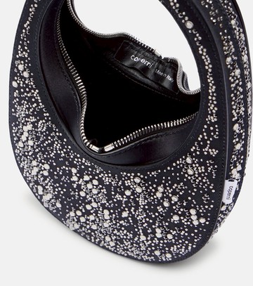 Coperni Swipe crystal-embellished tote bag