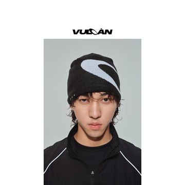 【李斯丹妮同款】VULCAN小眾設計情侶百搭顯臉小針織毛線絨線帽