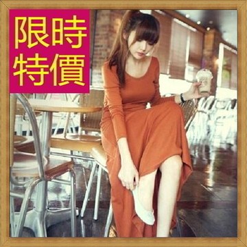 洋裝 韓版連身裙-休閒顯瘦時尚連衣裙子3色61a66【獨家進口】【米蘭精品】