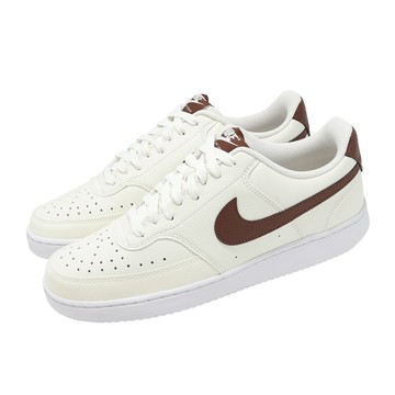 [ACS] Nike 休閒鞋 Court Vision LO 男鞋 米白 棕 復古 皮革 HQ4867-100