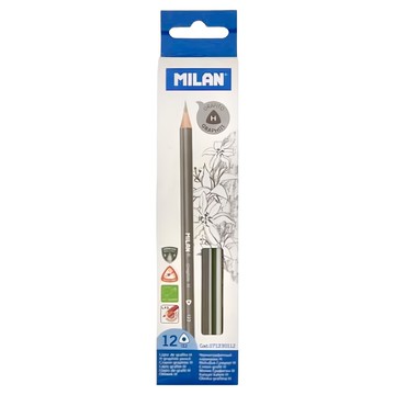 MILAN 經典三角鉛筆 H 12入  1盒