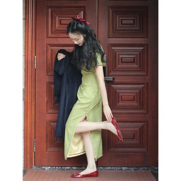 禪意女裝改良旗袍年輕款高端氣質平時可穿高級感新中式國風連衣裙