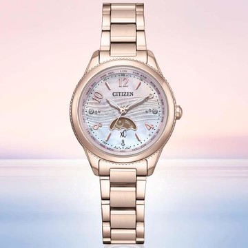 CITIZEN星辰 xC系列 限量 白蝶貝 鈦金屬 光動能 電波腕錶 EE1004-65N