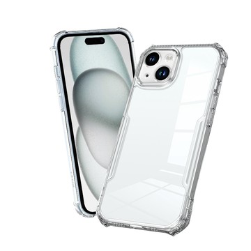 XUNDD 軍事防摔  iPhone 15 6.1吋 鏡頭全包覆 清透保護殼 手機殼(隱晶透)