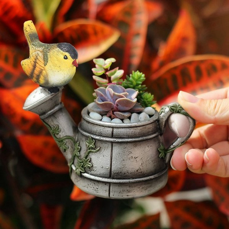 プランター 植木鉢 おしゃれ 鉢植え かわいい ガーデニング 鉢 インテリア 軽量 部屋 オフィス 室内 飾り カートゥーン 動物 花瓶 おしゃれ 小さい 田園の小鳥 通販 Lineポイント最大0 5 Get Lineショッピング