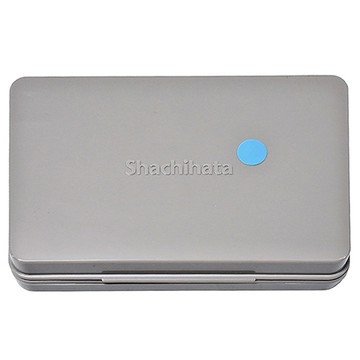 Shachihata 寫吉達 大油性印台  亮藍  1個