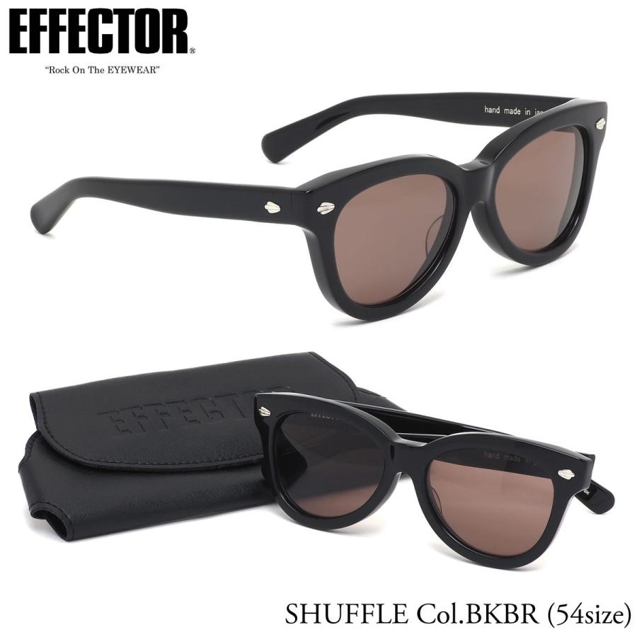 EFFECTOR エフェクター サングラス SHUFFLE BK/BR 54サイズ シャッフル