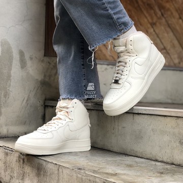 【逢甲 FUZZY】W Nike Air Force 1 Sculpt Sail 米白 高筒 DC3590-102 瑕疵