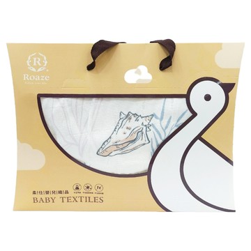 Roaze 柔仕 瑞貝 冰絲涼感紗布被 100% 聚酯纖維 適用年齡0個月以上  手繪珊貝  130 x 110cm