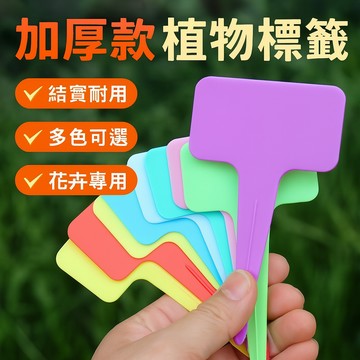 【加厚園藝標籤】植物花卉標示牌｜防水不退色×插地好用×辨識管理方便