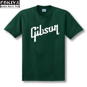 電吉他大G演出服吉普森GIBSON搖滾T恤 純棉短袖圓領T恤 男女同款