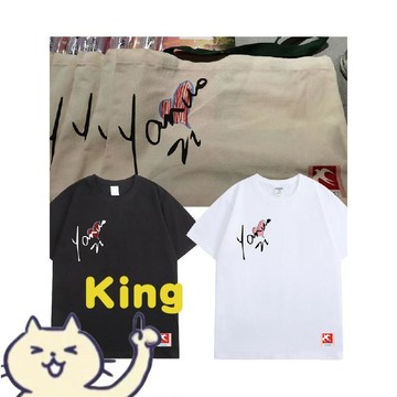 【KING】孫燕姿就在日落以後 25 週年巡迴紀念 T 恤上海站周邊燕窩歌迷應援服夏季純棉寬鬆素 T 男女情侶穿搭休閒