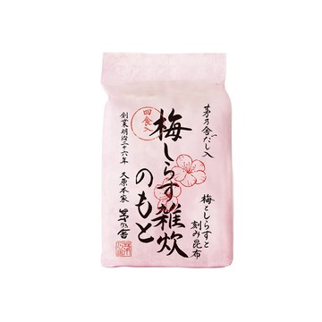 茅乃舍梅香昆布魩仔魚雜炊調味料4入