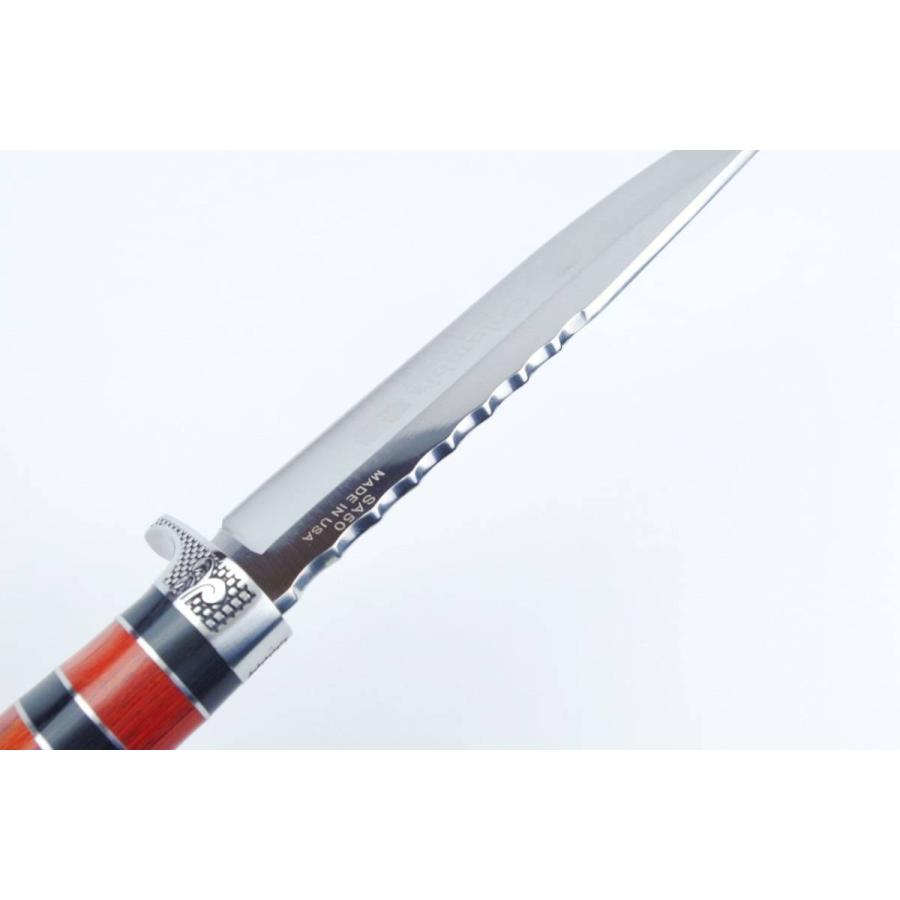 ★Columbia Saber★コロンビアナイフ SA50 高品質シースナイフ ウッドハンドル　ハンティングナイフ アウトドア・シースナイフ