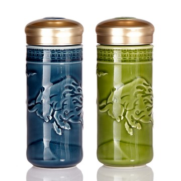 ✨專屬會員好康✨ | 牛轉乾坤隨身杯 / 大 / 雙層 / 2色 350ml / 印刷盒