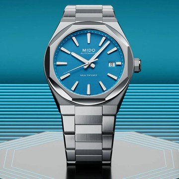 MIDO美度 MULTIFORT 8 ONE CROWNS 先鋒系列 八角錶圈 機械腕錶 40mm / M0555071104100