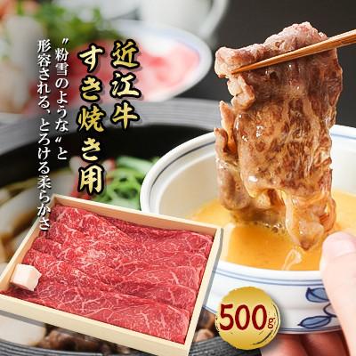 ふるさと納税 竜王町 近江牛　すき焼き用　500g