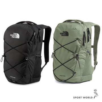 The North Face 北面 後背包 筆電包 胸帶 透氣 黑/綠【運動世界】NF0A3VXF4H0/NF0A3VXFD0L