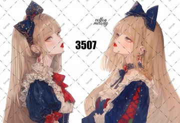original sticker no.3507 人物貼紙 原創貼紙 原創人物貼紙 裝飾貼紙 cotton melody