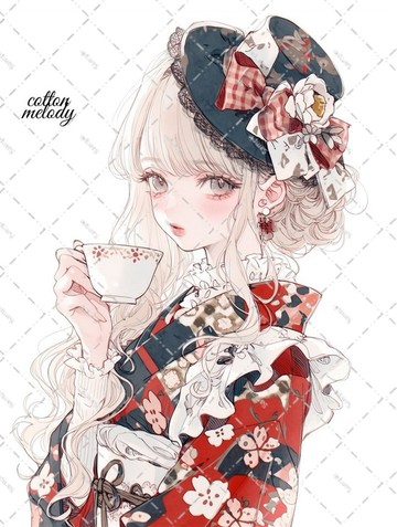 原創貼紙 no.8390 人物貼紙 原創貼紙 人物貼紙 女孩貼紙 原創人物貼紙