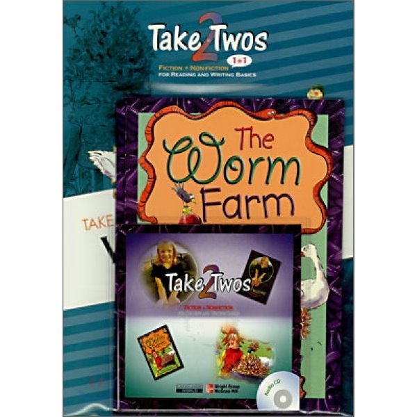 Take Twos Grade Level F-3：Earthworms   The Worm Farm（2books   Workbook   CD）McGraw-Hill Wrig ...