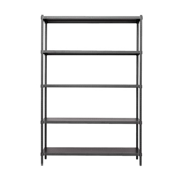 【dayneeds】極致美學 120x45x180公分 五層烤黑沖孔層架