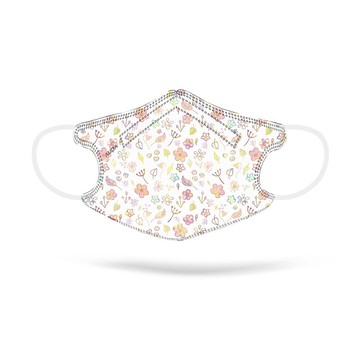 水舞醫用3D口罩(兒童30入)-塗鴉花園