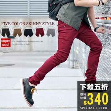 【N7903J】韓系英倫品味硬挺休閒窄管褲(Gar8302)