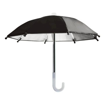 擋風擋雨機車小雨傘 8傘骨堅固耐用 採用膠片紮帶固定  黑色