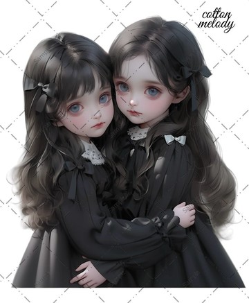 original sticker no.115 人物貼紙 原創貼紙 人物貼紙 女孩貼紙 原創人物貼紙