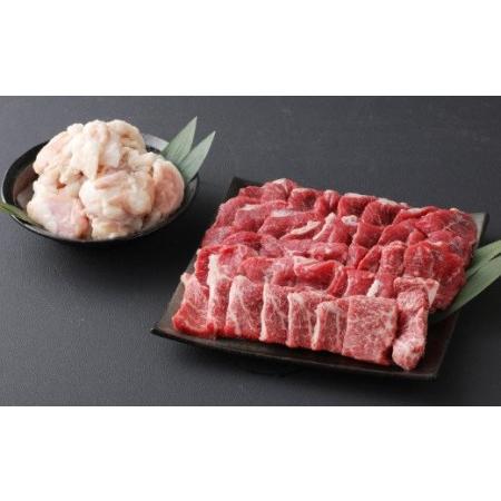 ふるさと納税 くまもと あか牛 焼肉 セット 1kg もも700g ホルモン300g 熊本県水俣市