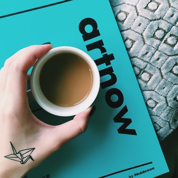 OhMyTat 幾何紙鶴 Geometric Paper Crane 刺青紋身貼紙 (2張)