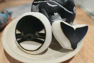 鯨豚頭尾系列印章 弗氏海豚