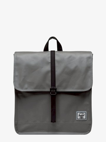 Weather resistant recycled material backpack with frontal logo patch - HERSCHEL - gender_Man