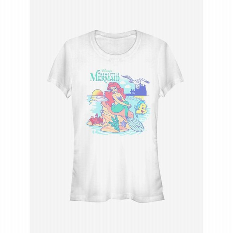 アリエル Tシャツ ディズニー Disney リトルマーメイド Little Marmaid Classic Poster T Shirt ガールズ キッズ 女の子 通販 Lineポイント最大0 5 Get Lineショッピング