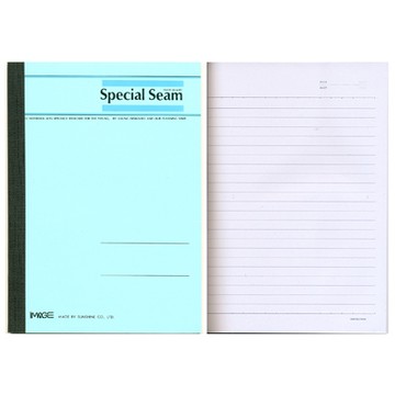 CHA SHIN 加新 80125040 25K藍色平裝固頁橫線筆記本/記事本 40張入 152x212mm