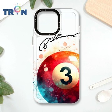 TRON IPHONE 16 PRO MAX 玩撞球 MAGSAFE 磁吸 防摔 太空殼 透黑 手機殼