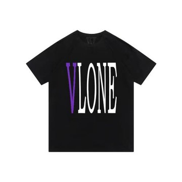 新 VLONE ORVAL純色大V短袖t恤情侶王一博男女同款潮牌街頭夏