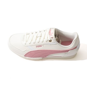 Puma Bella Donna L 女鞋 米白粉色 復古 皮革 薄底 舒適 運動 休閒鞋 40267204