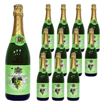 七星 白葡萄氣泡飲料  750ml  12瓶